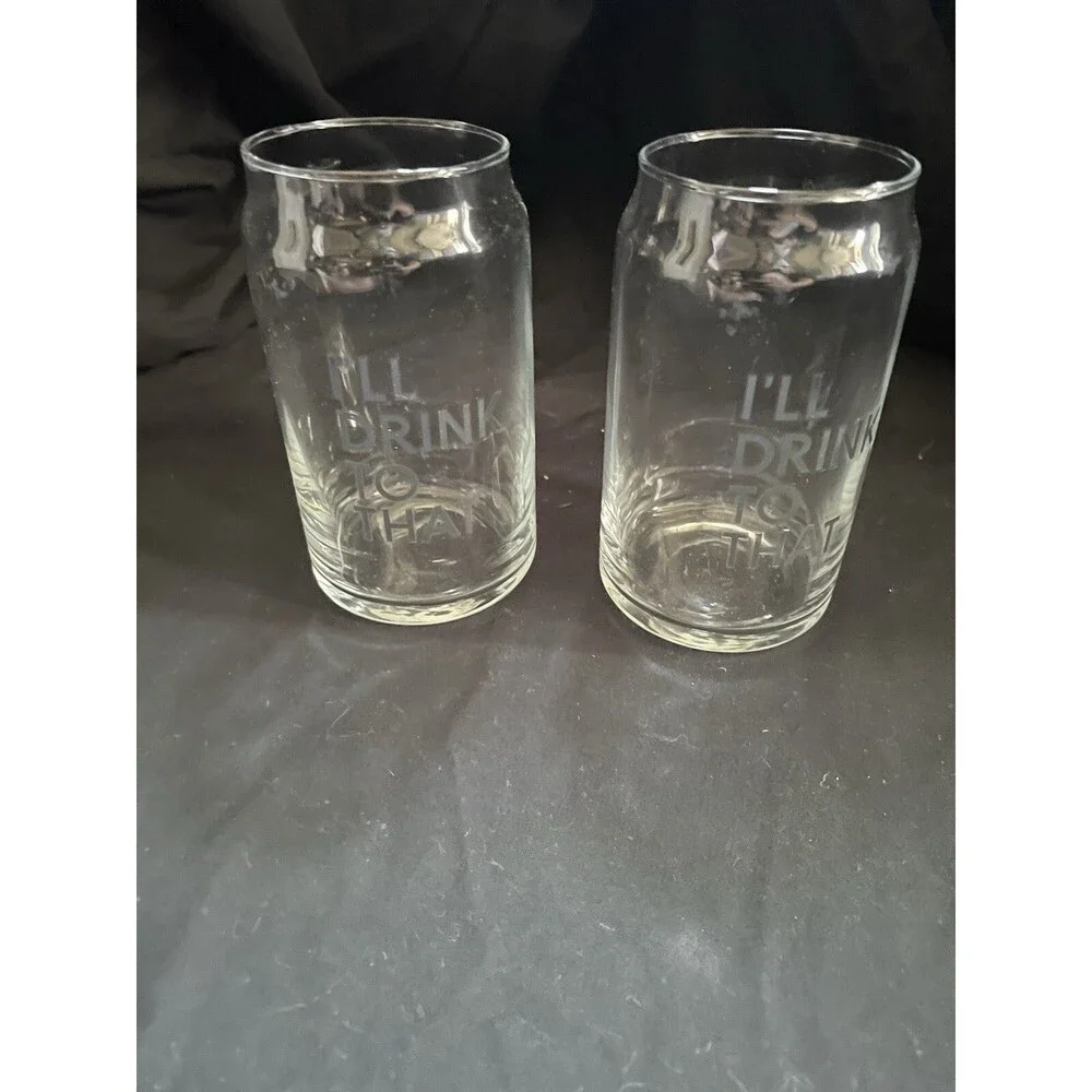 Pair “I’ll Drink To That” Glasses